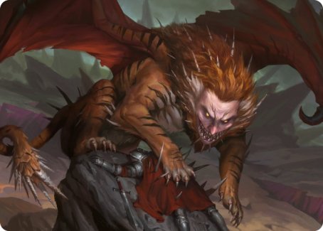 Manticore Art Card [Dungeons & Dragons: Adventures in the Forgotten Realms Art Series] 