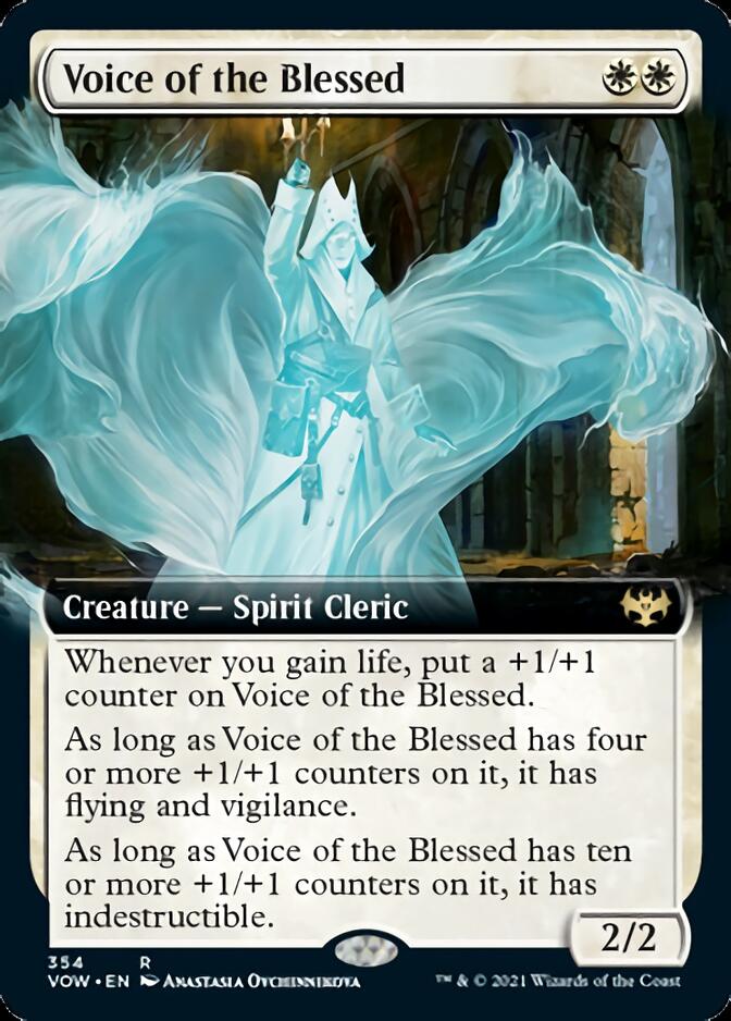 Voice of the Blessed (Extended Art) [Innistrad: Crimson Vow] 