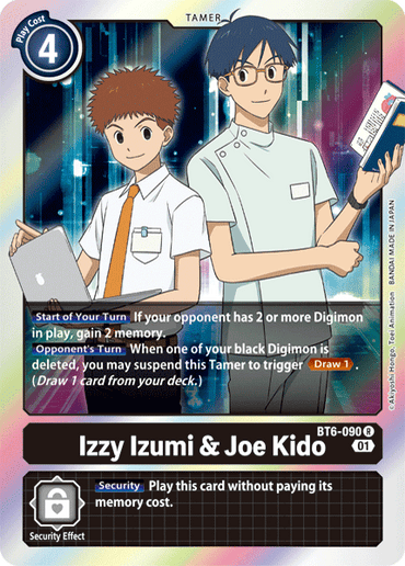 Izzy Izumi &amp; Joe Kido [BT6-090] [Double Diamond] 