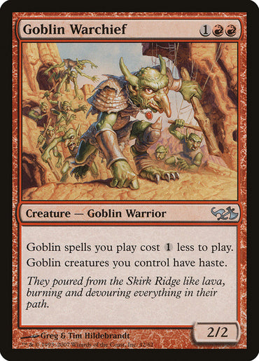 Goblin Warchief [Duel Decks: Elves vs. Goblins] 