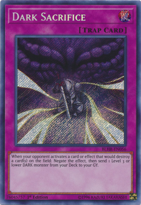 Dark Sacrifice [BLHR-EN056] Secret Rare 