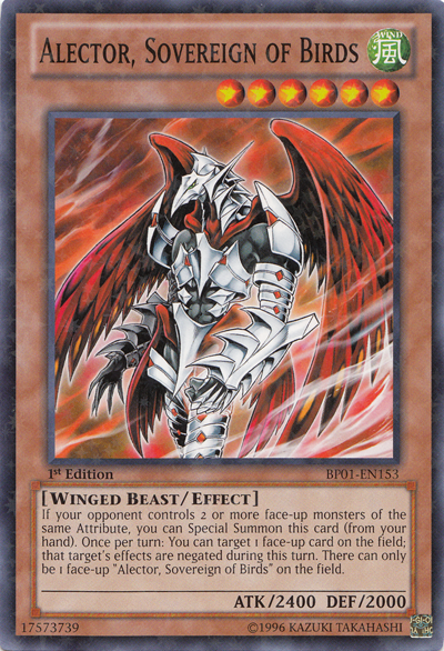 Alector, Sovereign of Birds [BP01-EN153] Starfoil Rare 