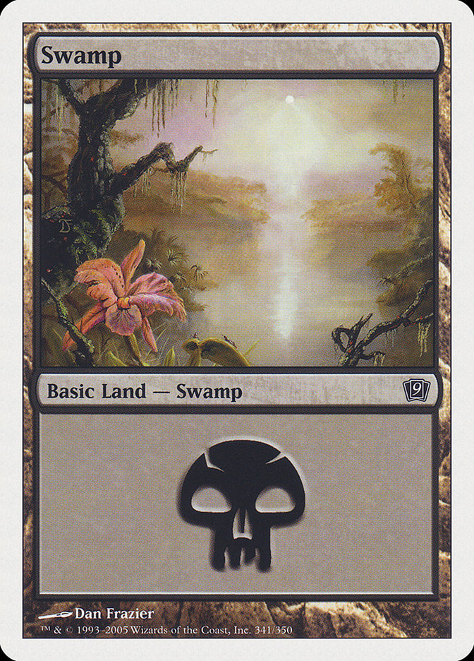 Swamp (341) [Ninth Edition] 