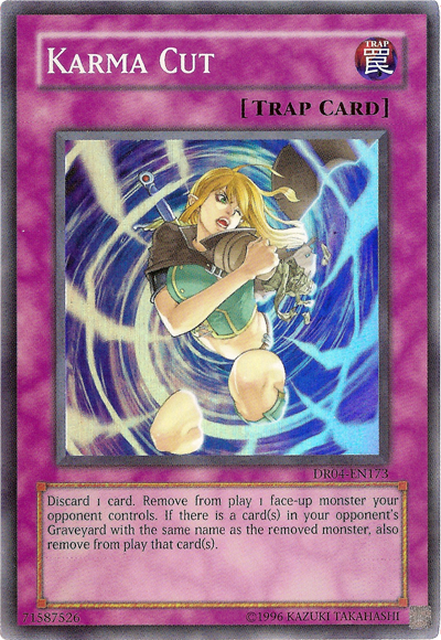 Karma Cut [DR04-EN173] Super Rare 
