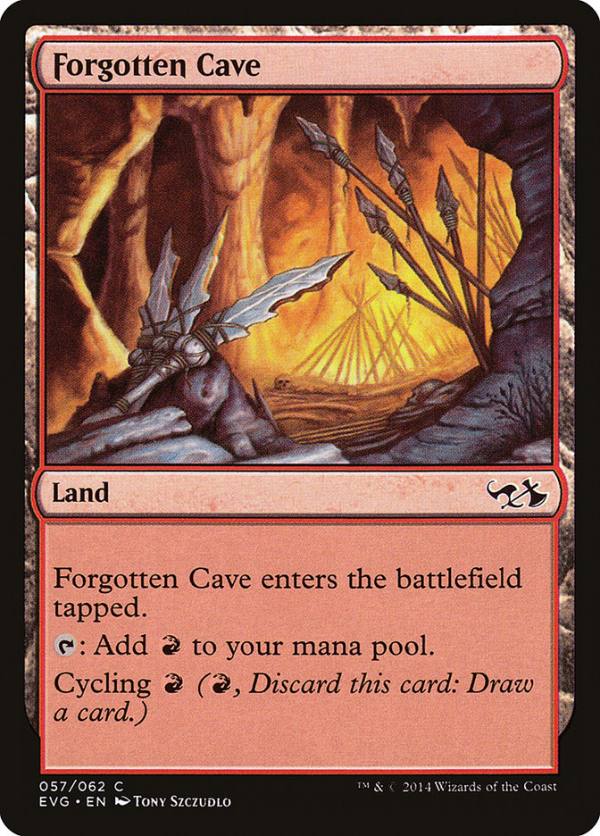 Forgotten Cave (Elves vs. Goblins) [Duel Decks Anthology] 