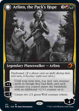 Arlinn, the Pack's Hope // Arlinn, the Moon's Fury [Innistrad: Double Feature] 