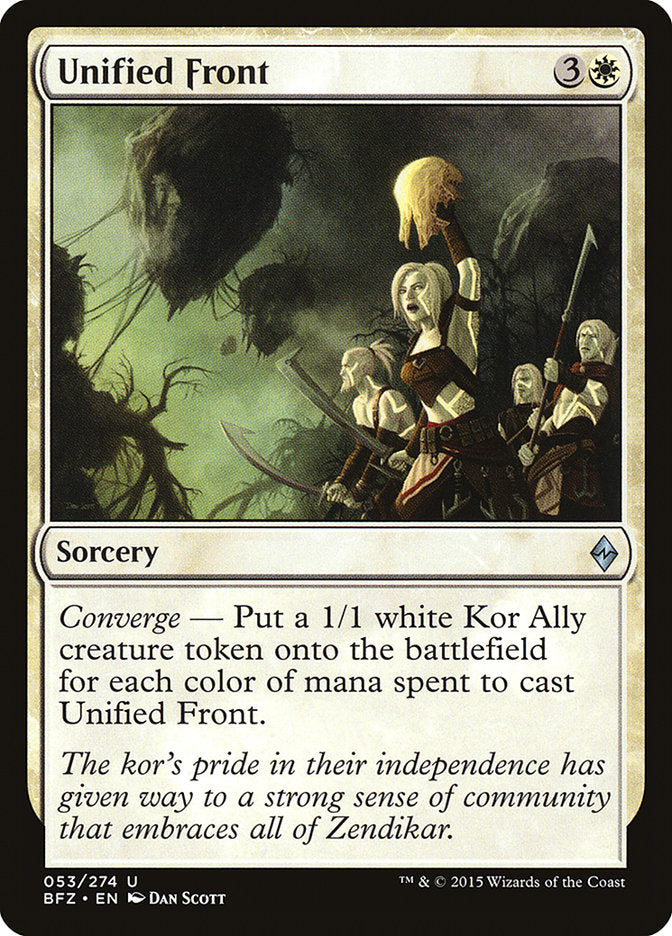 Unified Front [Battle for Zendikar] 