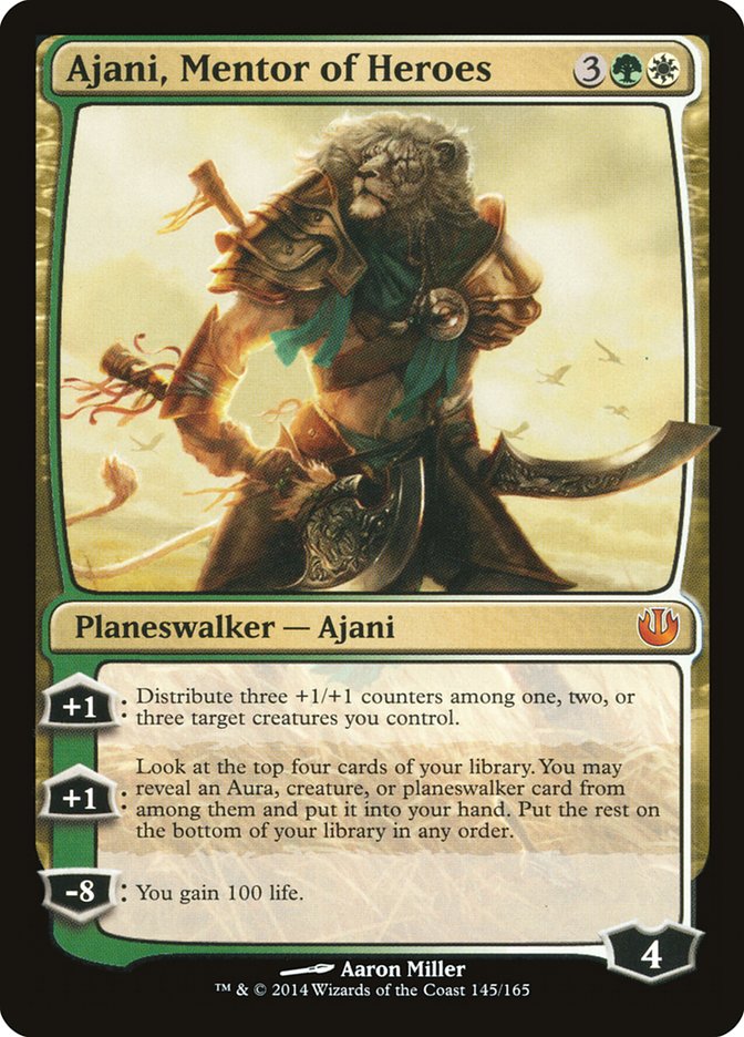 Ajani, Mentor of Heroes [Journey into Nyx] 