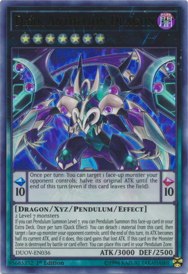Dark Anthelion Dragon [DUOV-EN036] Ultra Rare 