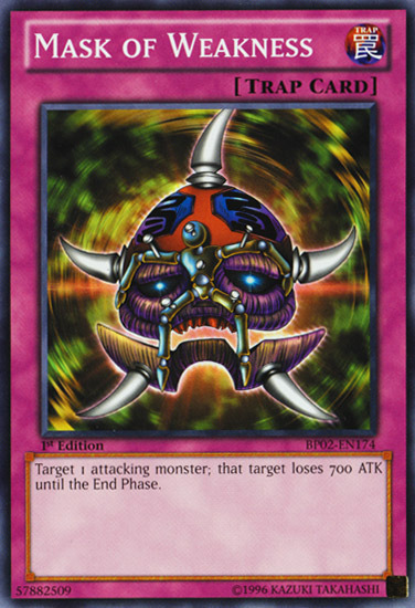 Mask of Weakness [BP02-EN174] Mosaic Rare 