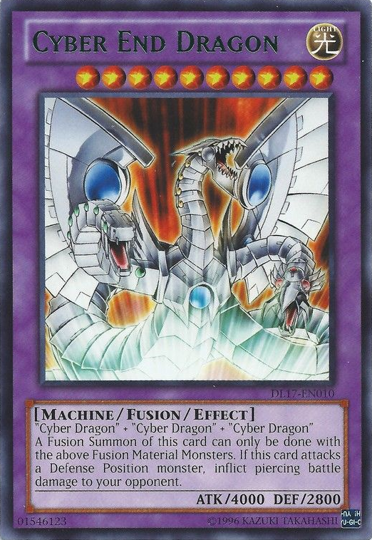 Cyber ​​End Dragon (Green) [DL17-EN010] Rare 