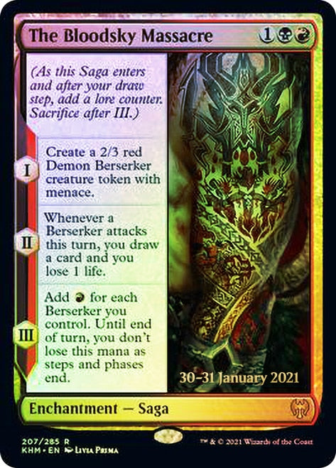 The Bloodsky Massacre [Kaldheim Prerelease Promos] 