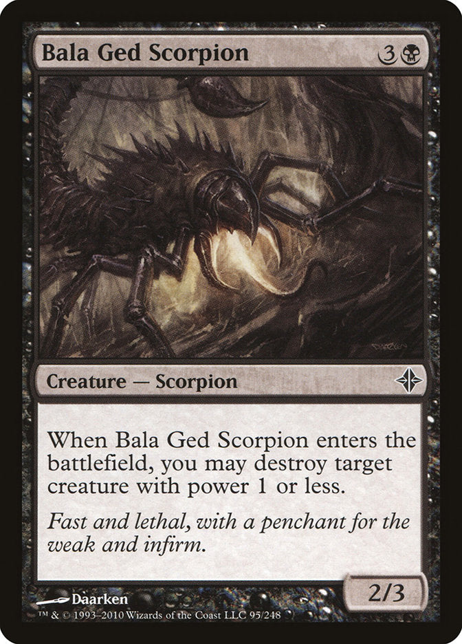 Bullet Ged Scorpion [Rise of the Eldrazi] 