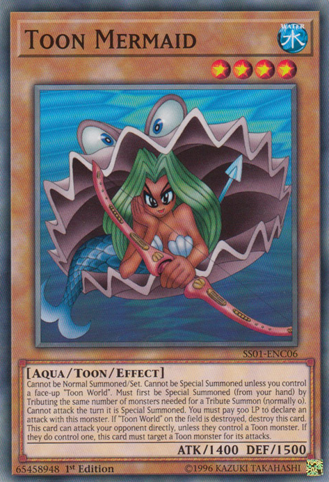 Toon Mermaid [SS01-ENC06] Common 