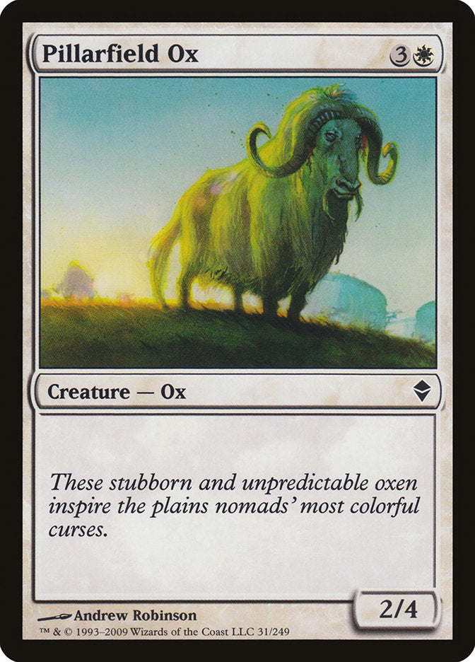 Pillarfield Ox [Zendikar] 