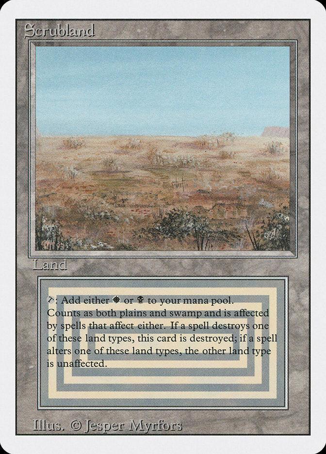 Scrubland [Revised Edition] 