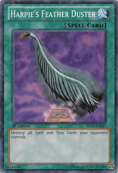 Harpie's Feather Duster [BP01-EN035] Starfoil Rare 