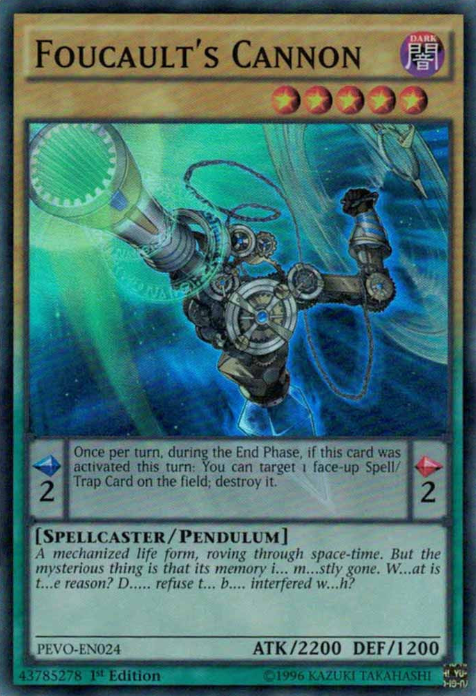 Foucault's Cannon [PEVO-EN024] Super Rare 