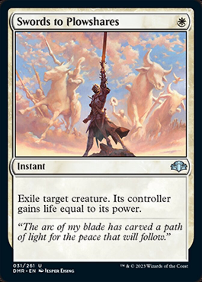 Swords to Plowshares [Dominaria Remastered] 