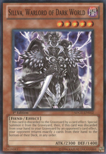 Sillva, Warlord of Dark World [SDGU-EN012] Common 