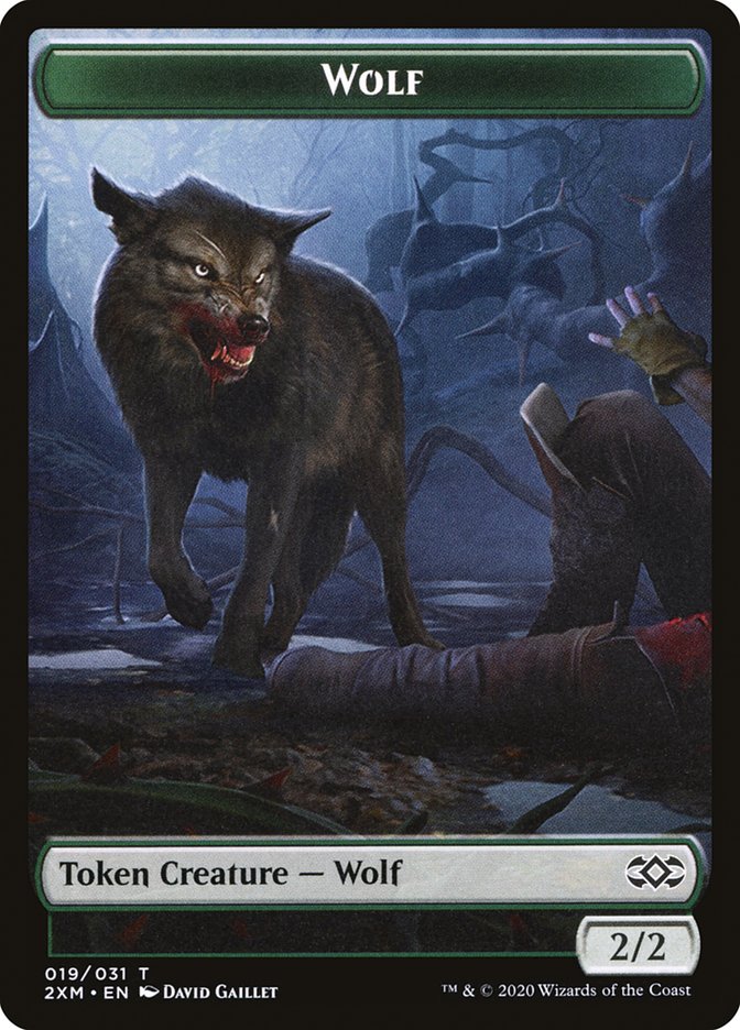 Wolf Token [Double Masters Tokens] 