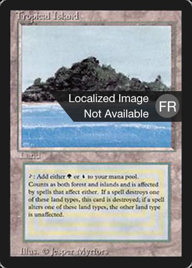 Tropical Island [Foreign Black Border] 