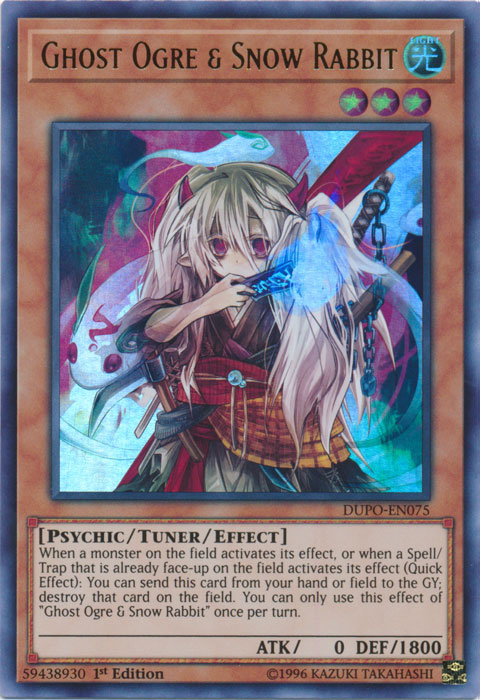 Ghost Ogre &amp; Snow Rabbit [DUPO-EN075] Ultra Rare 