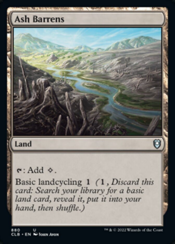 Ash Barrens [Commander Legends: Battle for Baldur's Gate] 