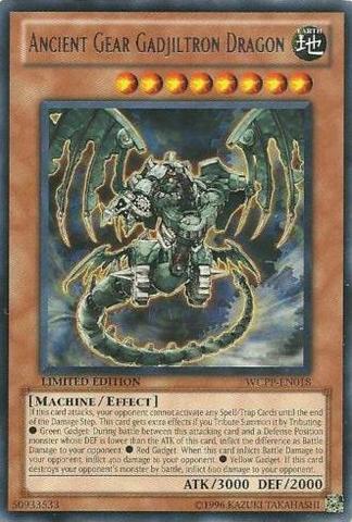 Ancient Gear Gadjiltron Dragon [WCPP-EN018] Rare 