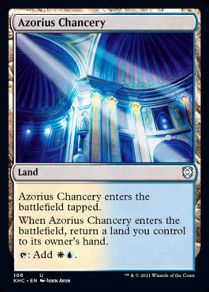 Azorius Chancery [Kaldheim Commander] 