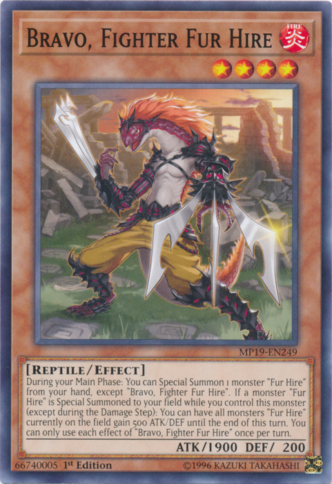 Bravo, Fighter Fur Hire [MP19-EN249] Common 