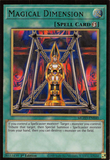Magical Dimension [MGED-EN040] Gold Rare 