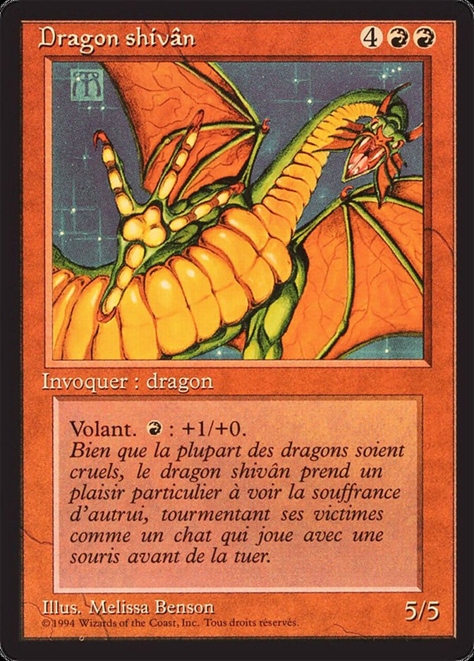 Shivan Dragon [Foreign Black Border] 