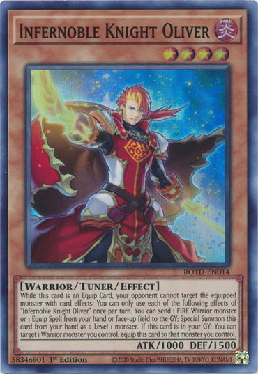Infernoble Knight Oliver [ROTD-EN014] Super Rare 