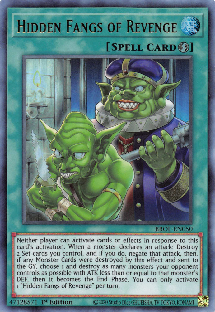 Hidden Fangs of Revenge [BROL-EN050] Ultra Rare 