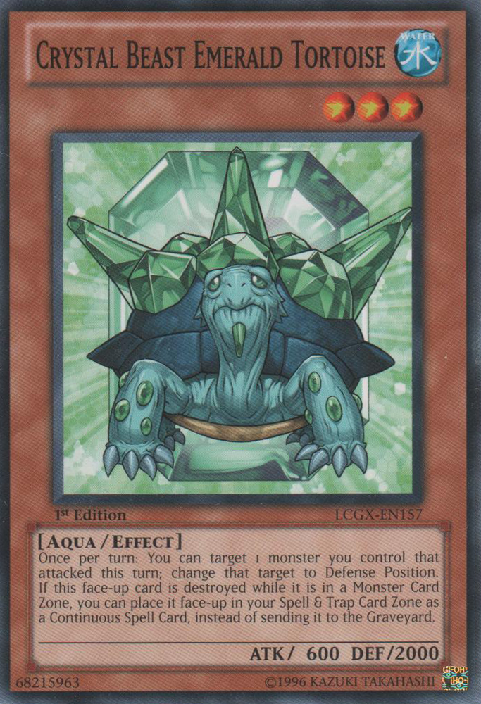 Crystal Beast Emerald Tortoise [LCGX-EN157] Common 