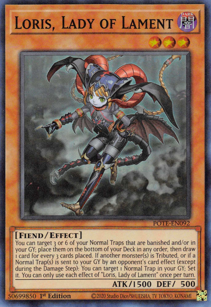 Loris, Lady of Lament [POTE-EN092] Super Rare 
