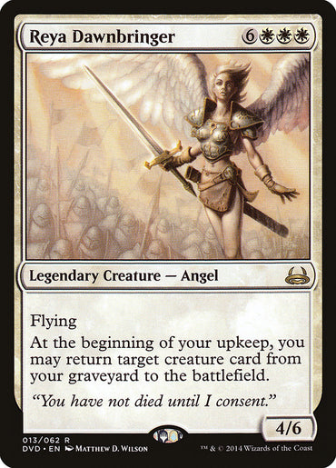 Reya Dawnbringer (Divine vs. Demonic) [Duel Decks Anthology] 