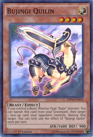 Bujingi Quilin [MP14-EN070] Super Rare 