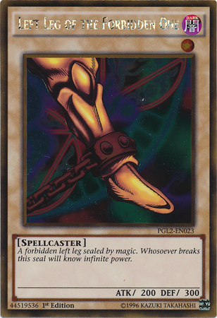 Left Leg of the Forbidden One [PGL2-EN023] Gold Rare 