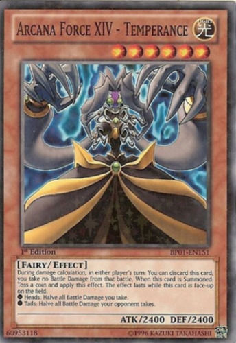 Arcana Force XIV - Temperance [BP01-EN151] Starfoil Rare 