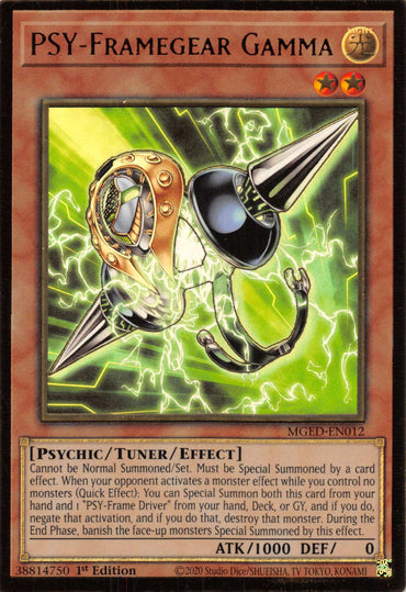 PSY-Framegear Gamma [MGED-EN012] Gold Rare 