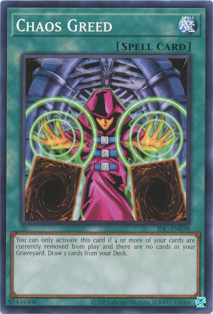 Chaos Greed (25th Anniversary) [IOC-EN038] Common 