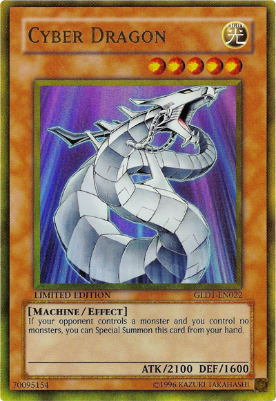 Cyber ​​Dragon [GLD1-EN022] Gold Rare 