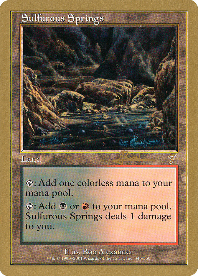 Sulfurous Springs (Antoine Ruel) [World Championship Decks 2001] 