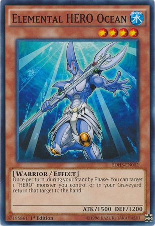 Elemental Hero Ocean [SDHS-EN002] Common 