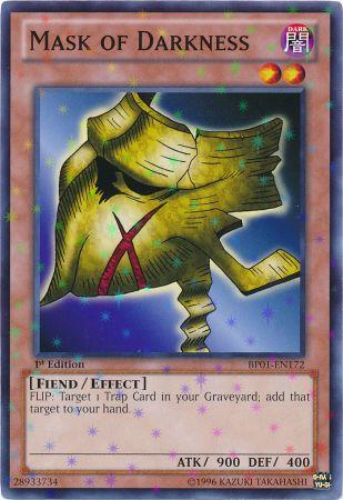 Mask of Darkness [BP01-EN172] Starfoil Rare 