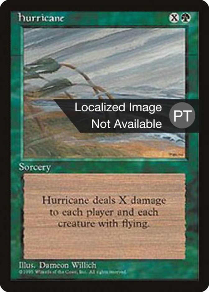 Hurricane [Fourth Edition (Foreign Black Border)] 