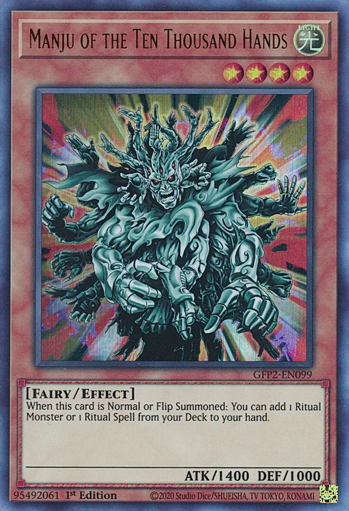 Manju of the Ten Thousand Hands [GFP2-EN099] Ultra Rare 