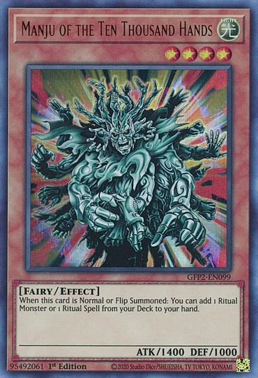 Manju of the Ten Thousand Hands [GFP2-EN099] Ultra Rare 